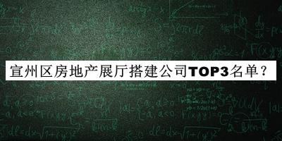 宣州區(qū)房地產(chǎn)展廳搭建公司TOP3名單