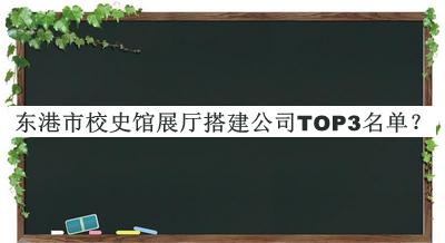 東港市校史館展廳搭建公司TOP3名單