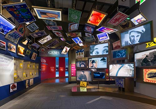 華盛頓國家郵政博物館的展廳造型設計